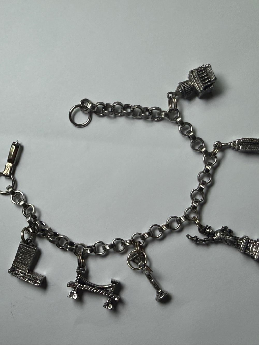 CORO Vintage Charm Bracelet